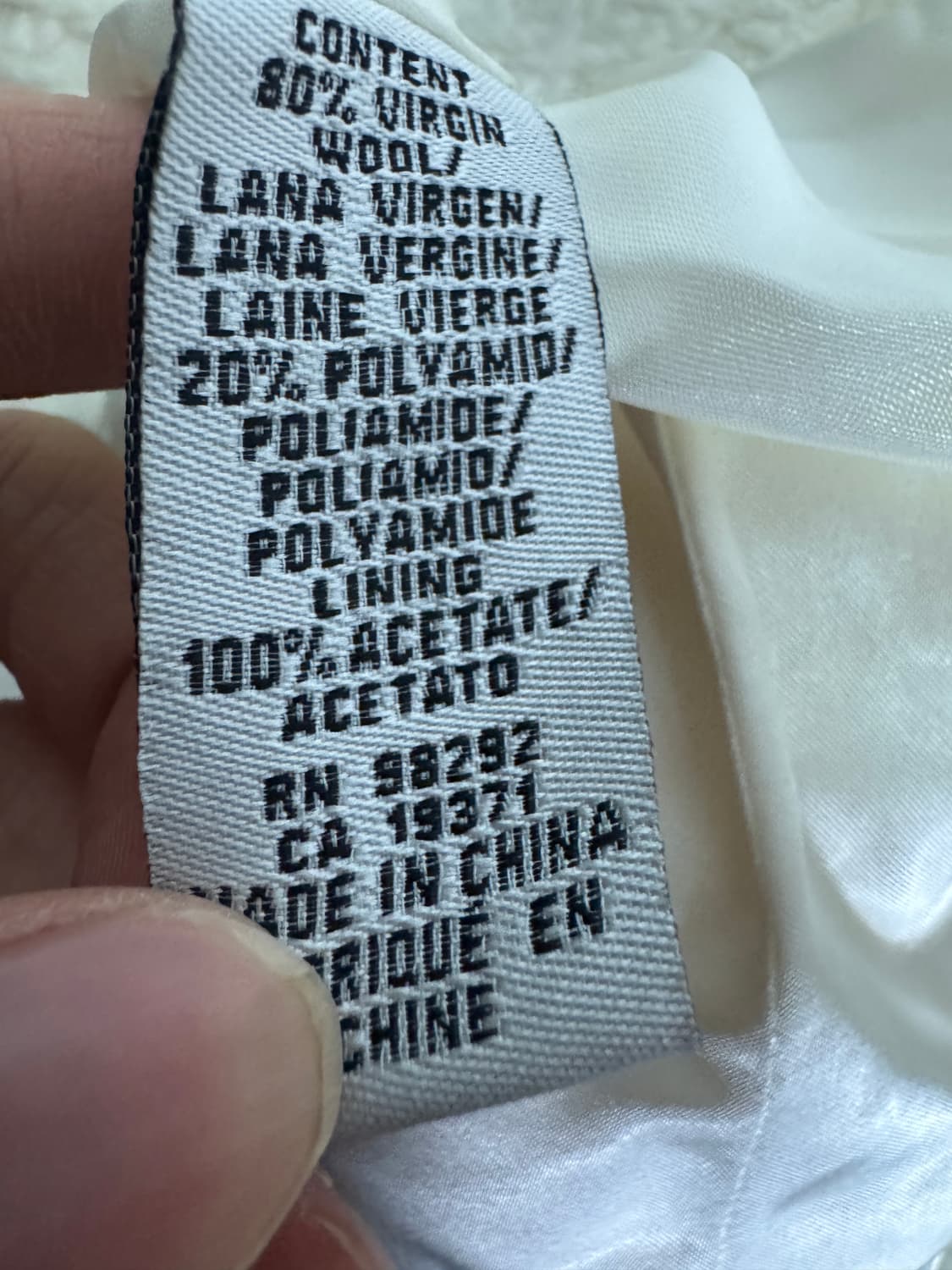 여성 Tibi 티비 비건울 트위드 금장 원피스 상품이미지4