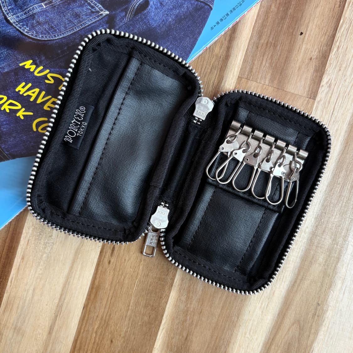 포터 키체인지갑 (Black) 상품이미지4