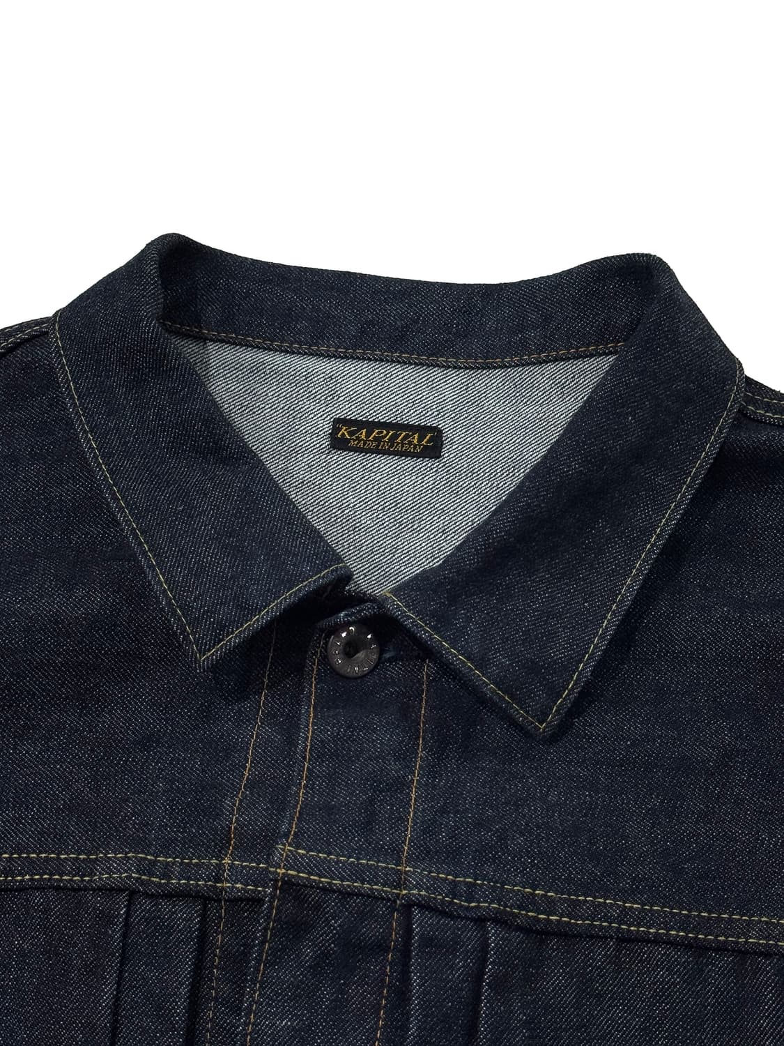 캐피탈 14온즈 데님 원 워시 자켓 인디고 (새상품) 상품이미지3