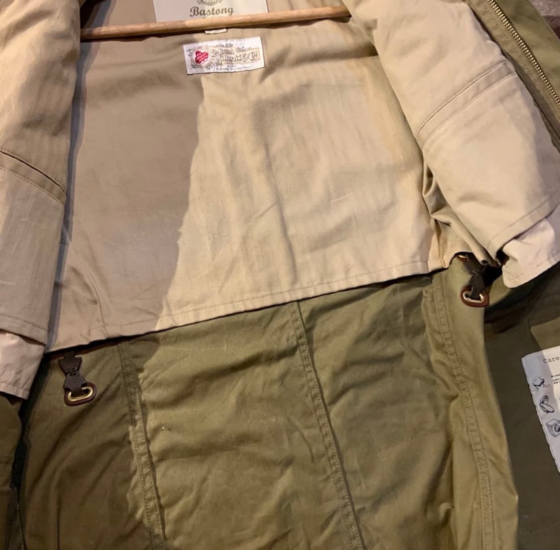 바스통 005 왁스 헌팅 자켓 S 상품이미지5