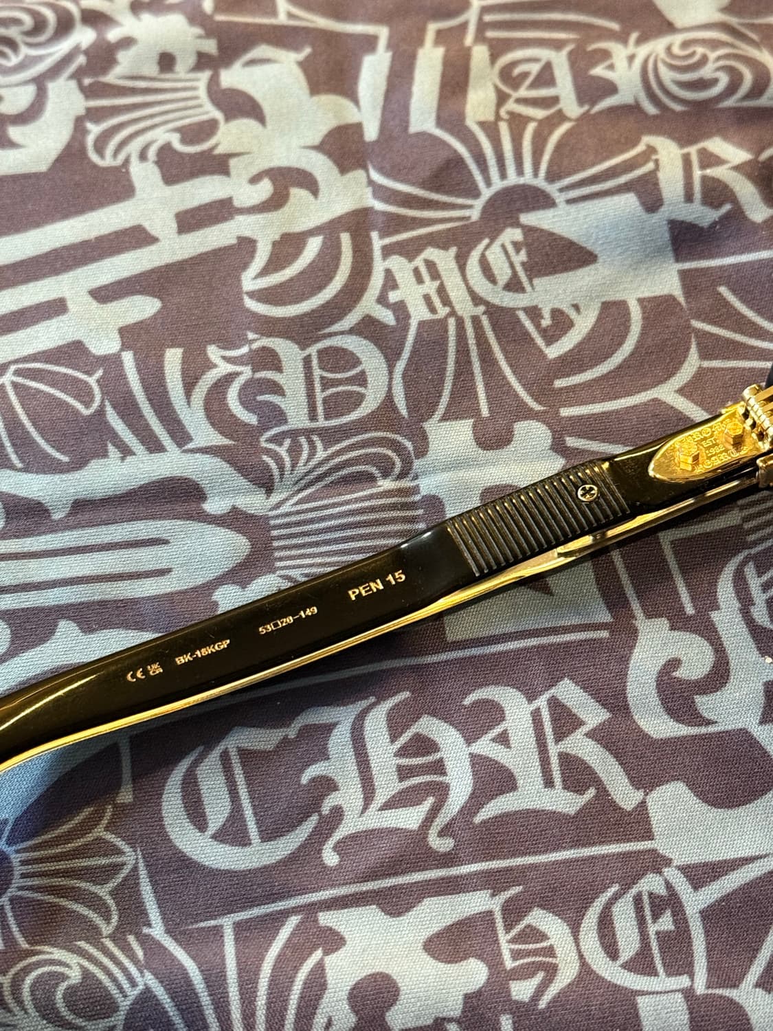 크롬하츠 펜15 블랙골드 Chrome Hearts Pen15 Black 상품이미지3