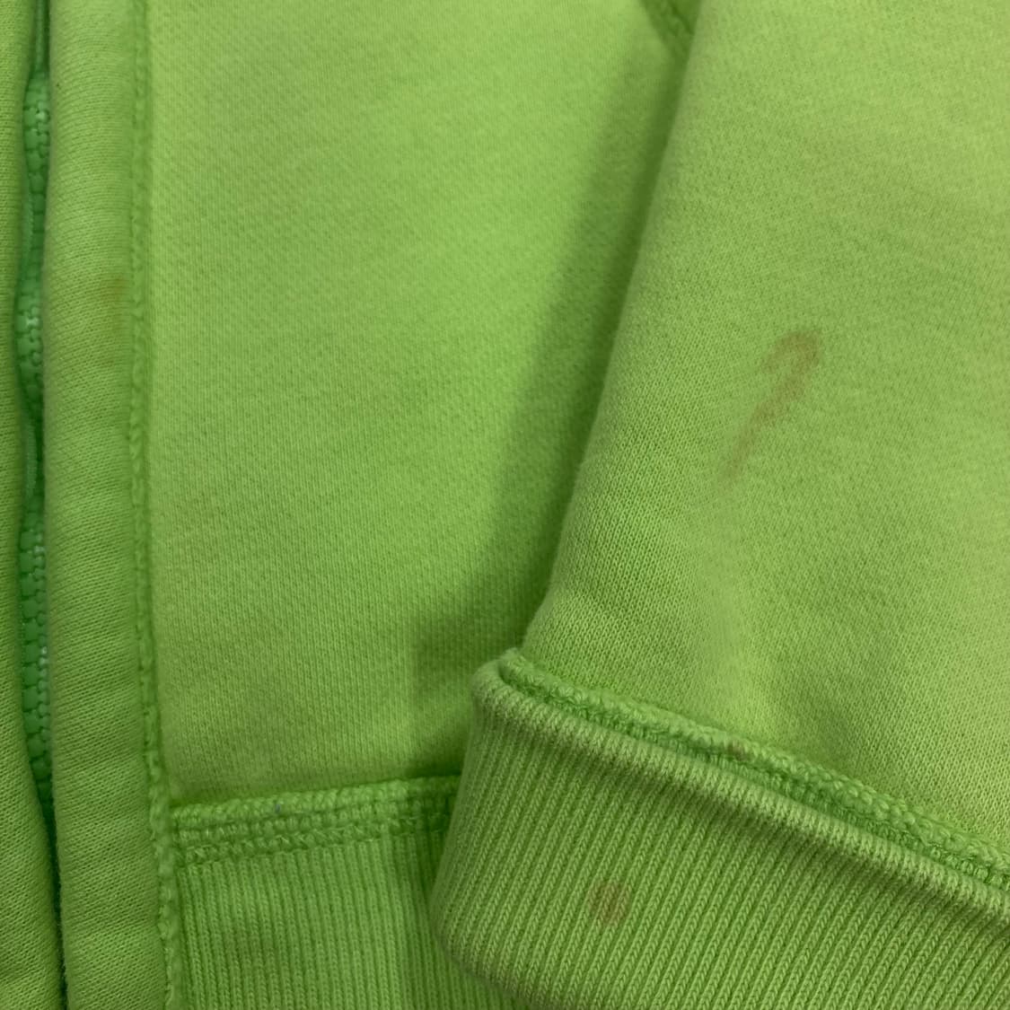 홀리스터 네온 컬러 y2k 빅로고 후드 집업 상품이미지4