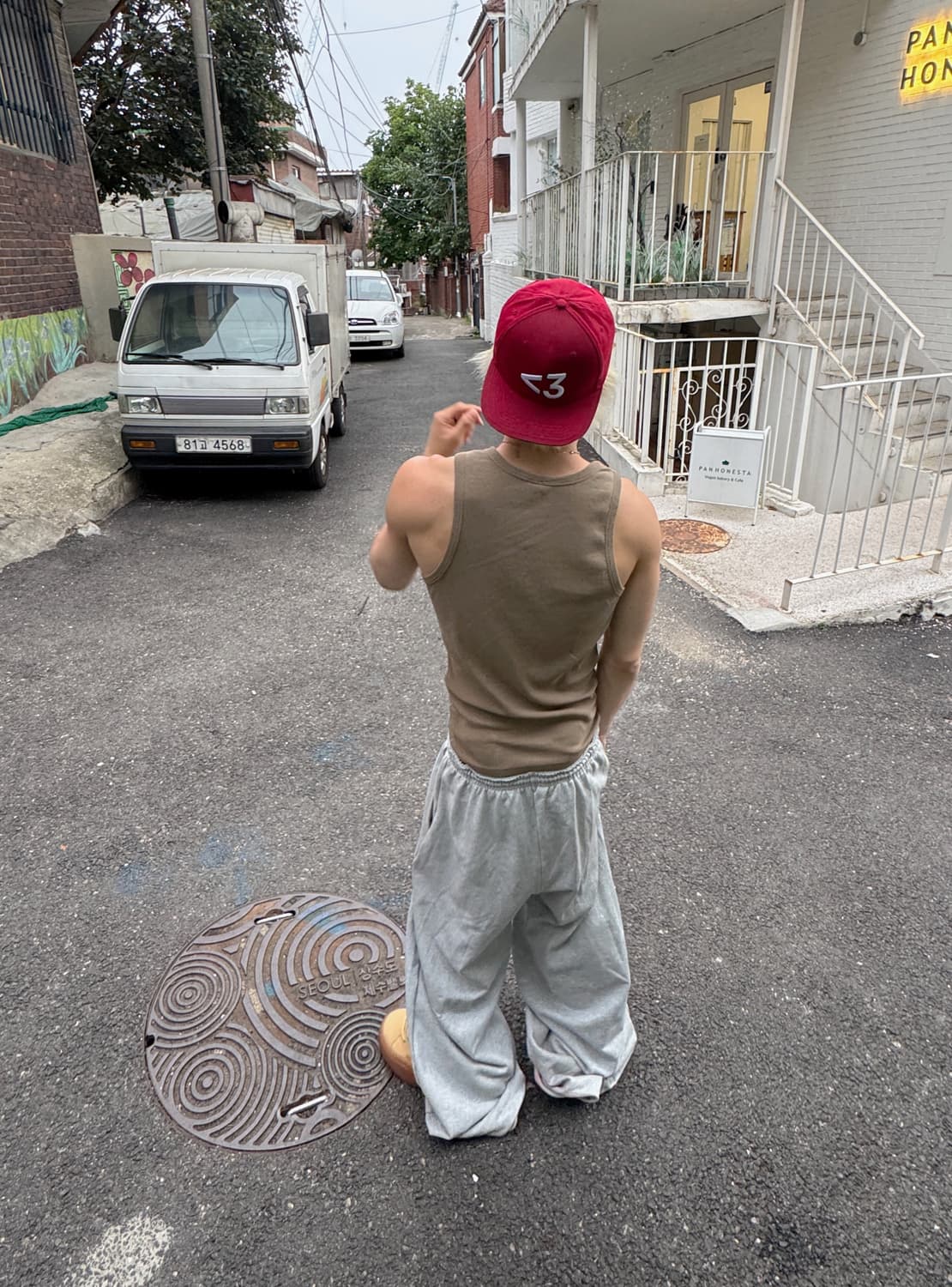 Vain 스냅백 레드 상품이미지7