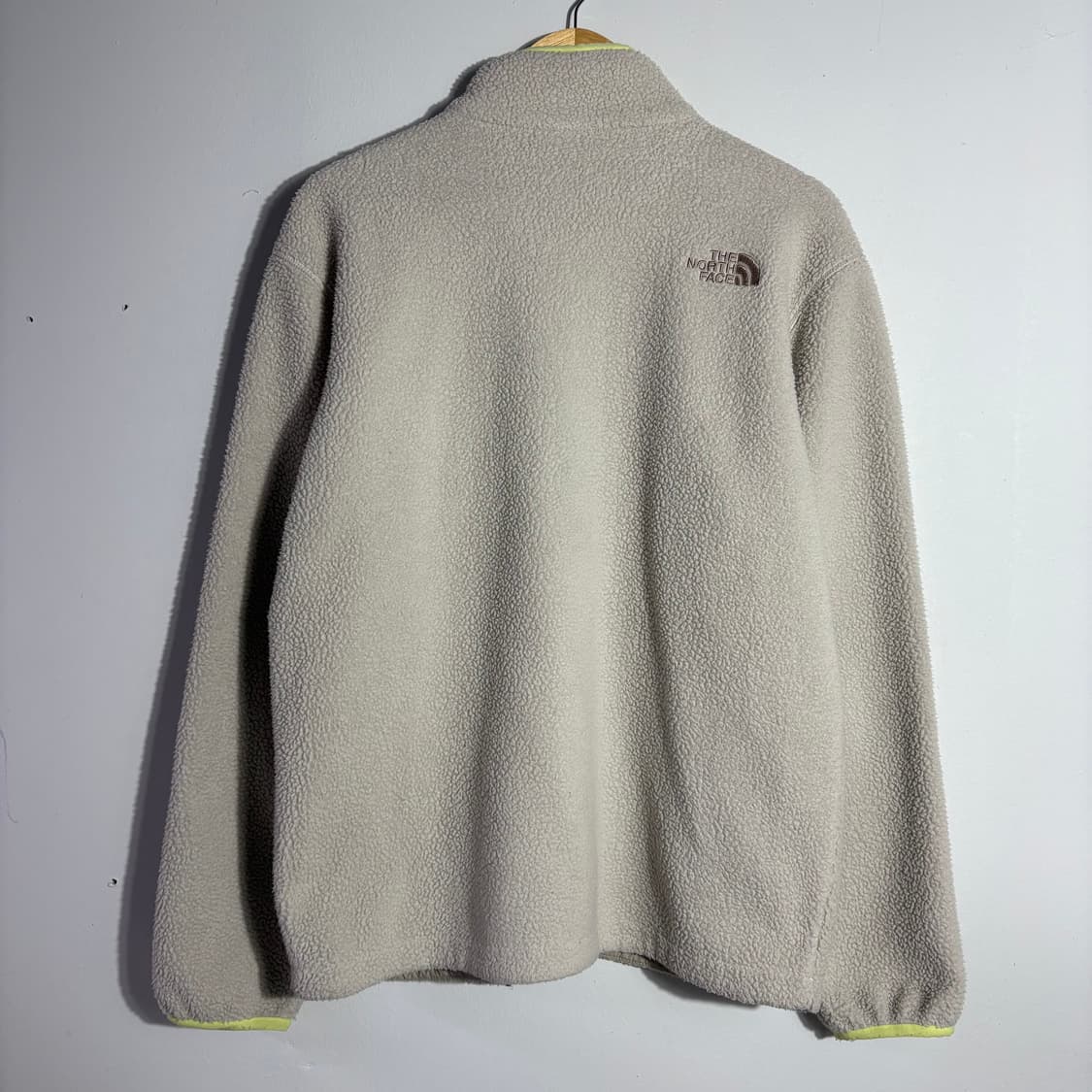 노스페이스 빈티지 베이지 플리스 집업 자켓 (무료배송) 상품이미지2