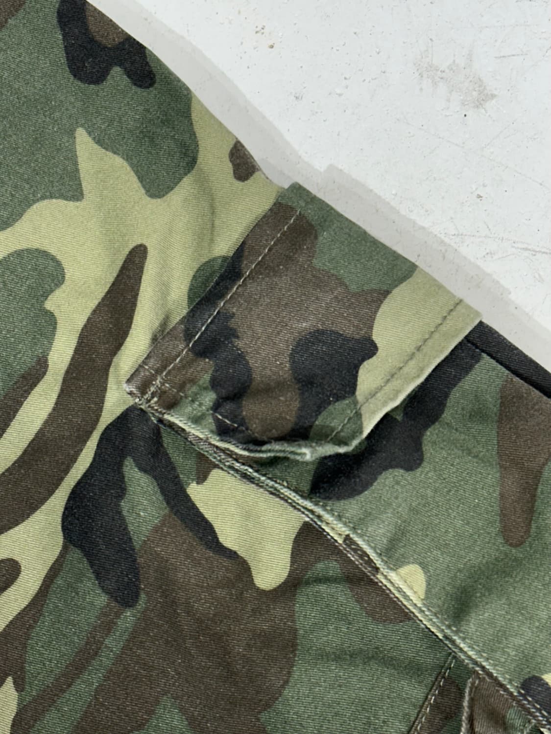 빈티지 카키 대장급 밀리터리 카모 와이드 건빵 바지 카고 팬츠  상품이미지6