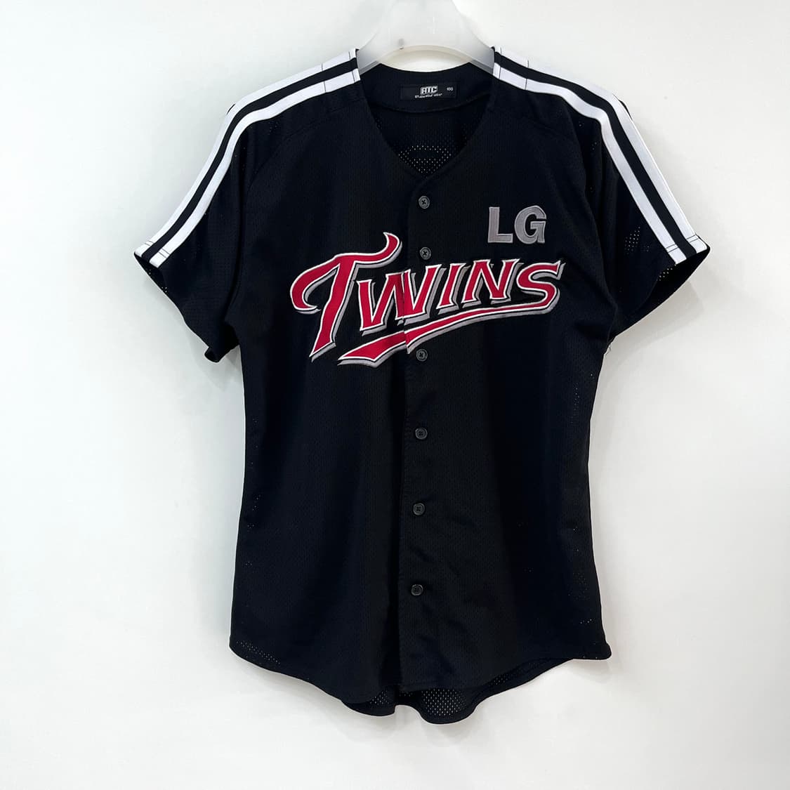 LG트윈스 박용택 마킹 블랙 반팔 져지 유니폼 상품이미지2