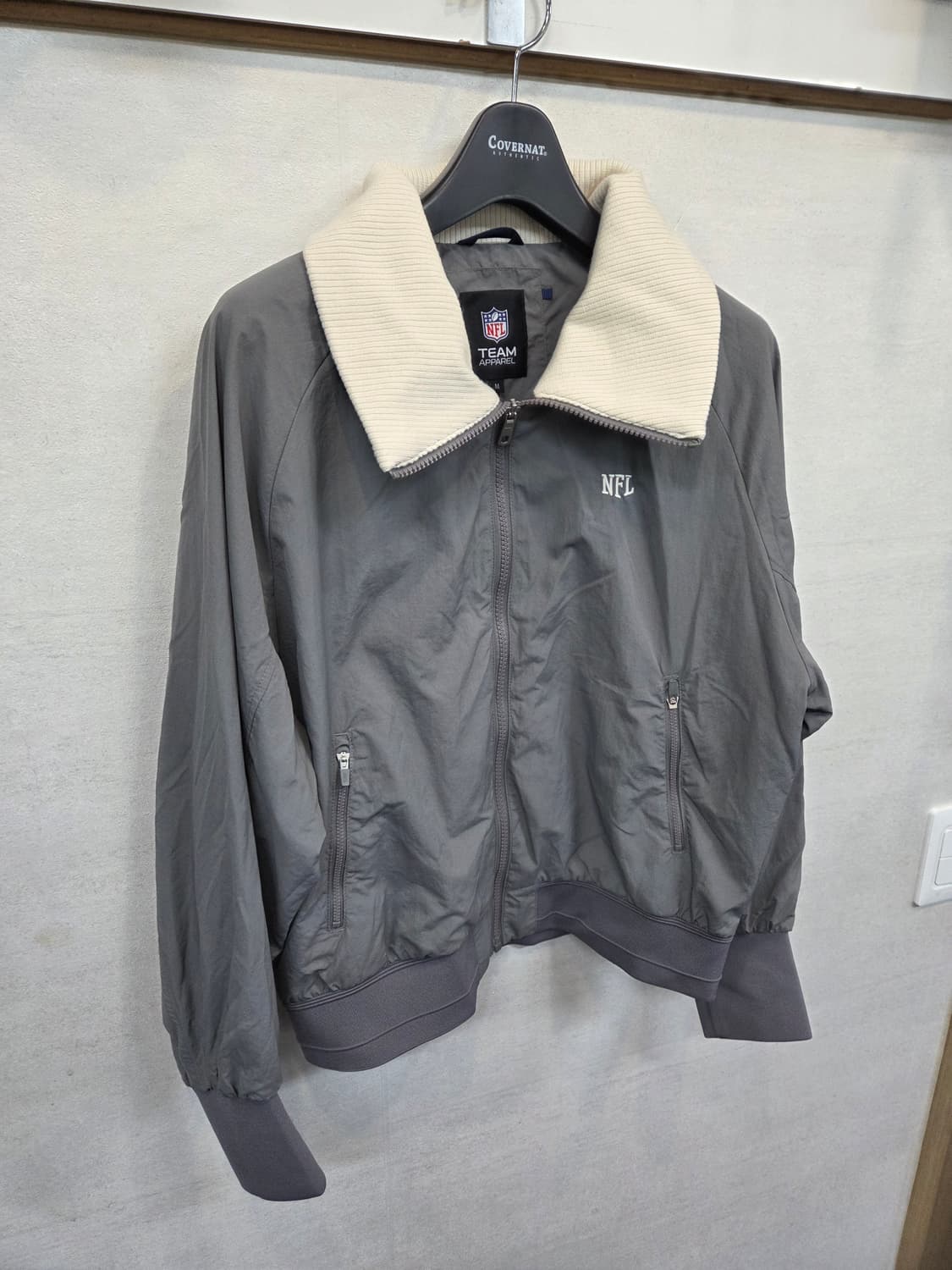 Nfl 여성 슬랜트 우븐 봄버자켓 m 상품이미지7