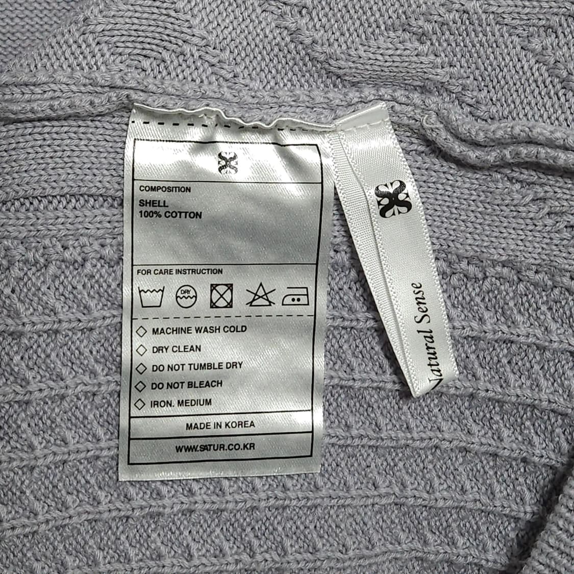105)Satur 세터 케이블 니트 라벤더 상품이미지5