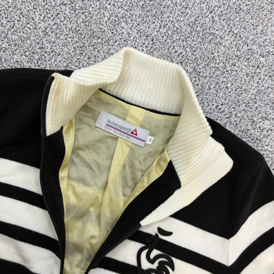 S 르꼬끄 방풍 배색 집업 저지 자켓 0303J 상품이미지2