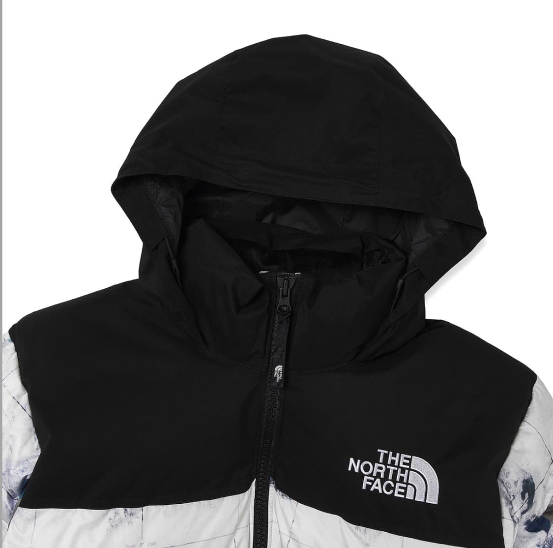 노스페이스 화이트 라벨 노벨티 눕시 다운 자켓 프린트 화이트 샌드 상품이미지3