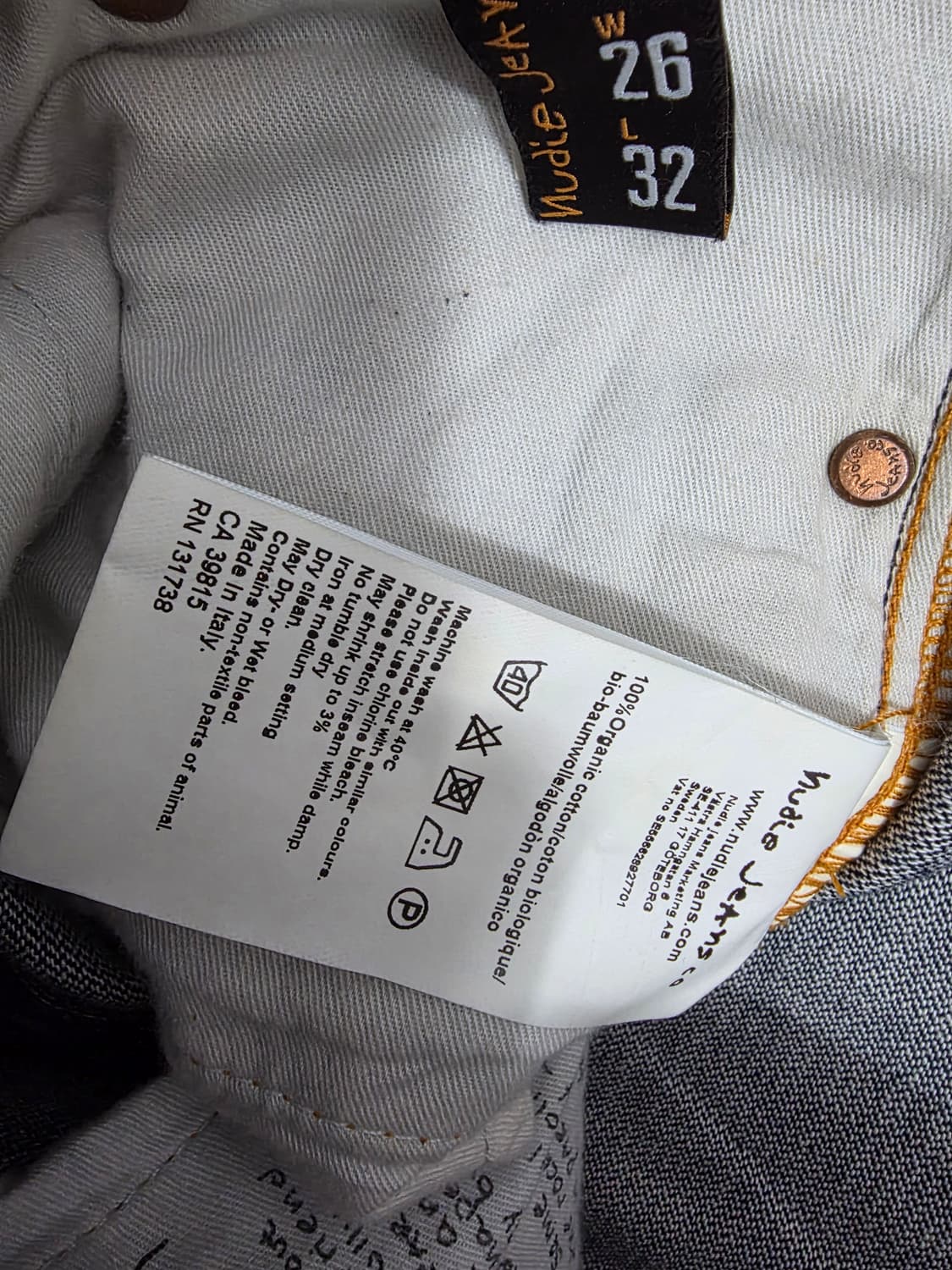 누디 SLIM JIM 슬림진 MADE IN ITALY 상품이미지8