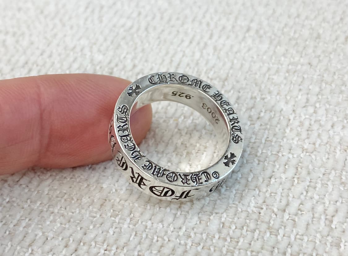 크롬하츠 스페이스 6mm 포에버링 17호 실버(컨디션굿) 상품이미지2