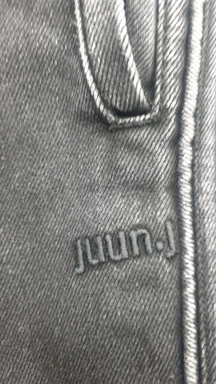 juun.j 블랙 데님 조거 팬츠 046 상품이미지3