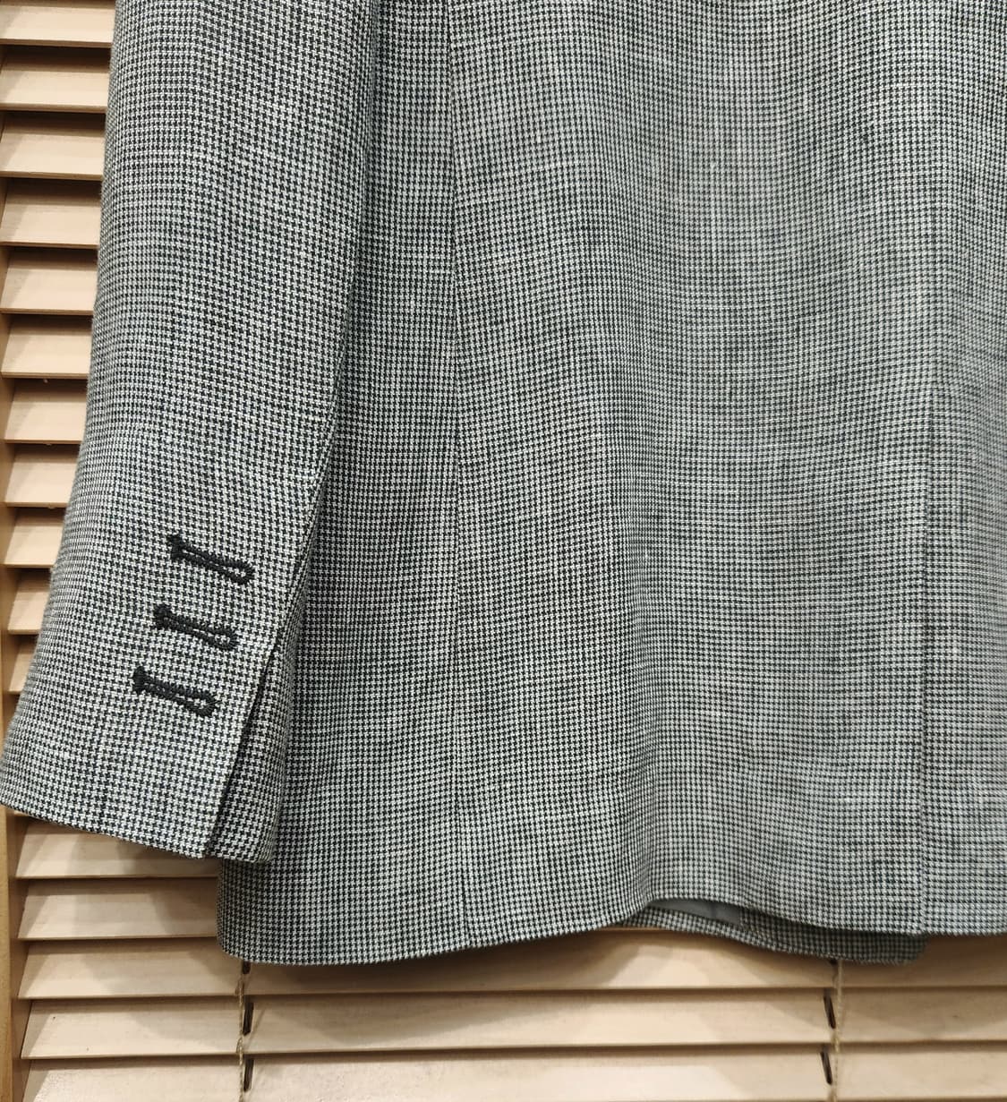 (새상품)타하리 체크 린넨자켓55 상품이미지3