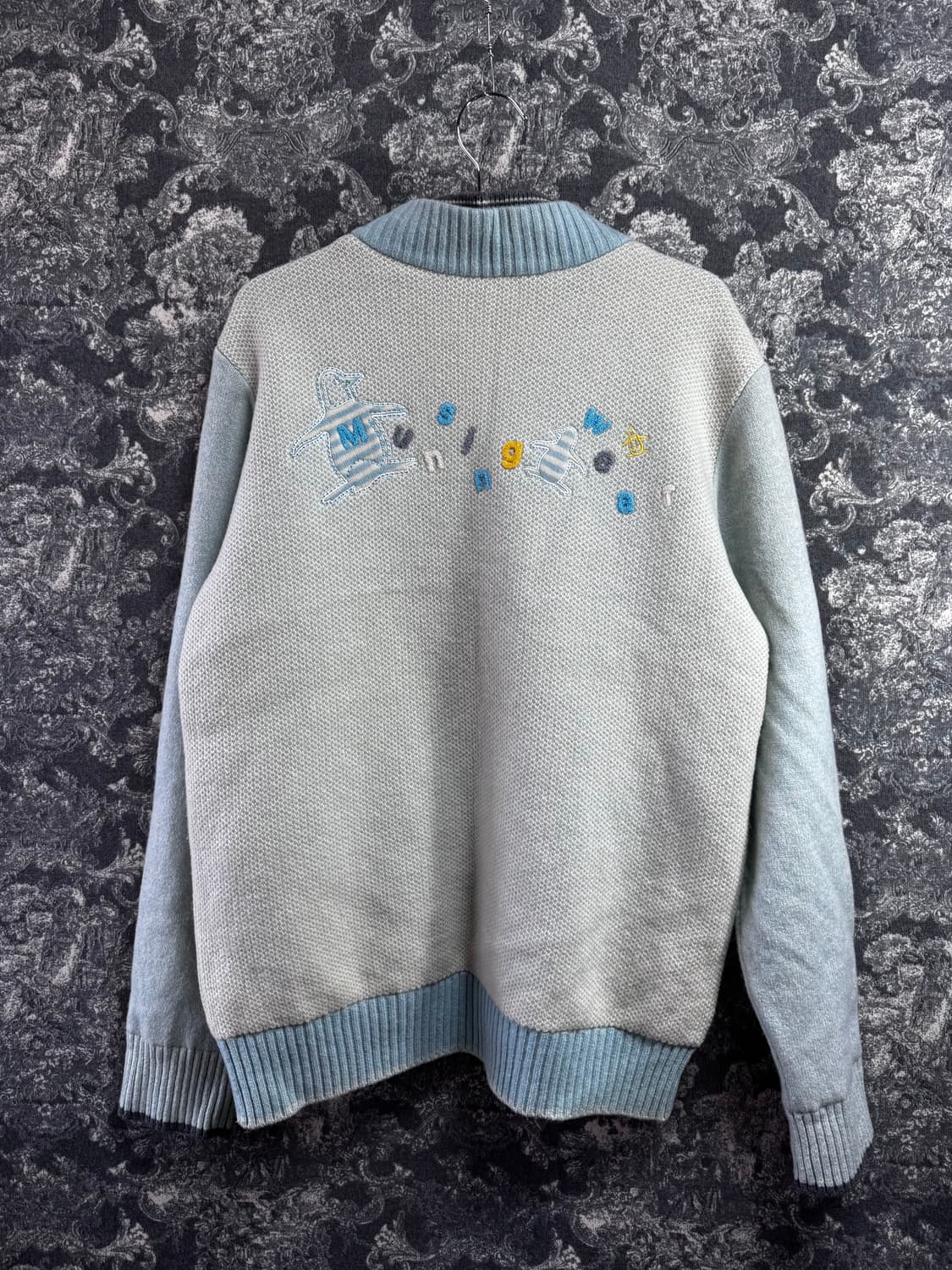 munsingwear 먼싱웨어 자수 니트 집업 상품이미지4