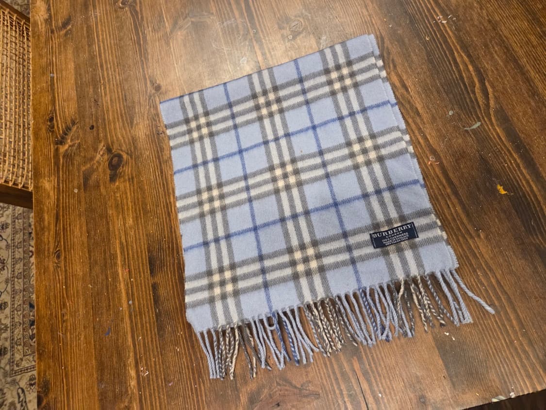 버버리 노바체크 캐시미어 머플러 상품이미지7