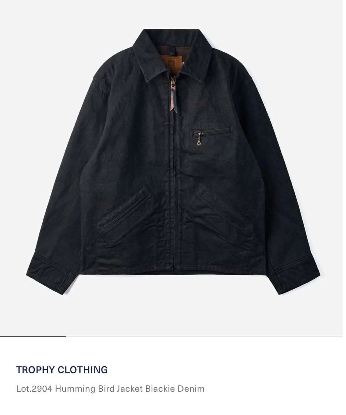 트로피클로딩 허밍버드 블래키 데님 자켓 42 상품이미지1