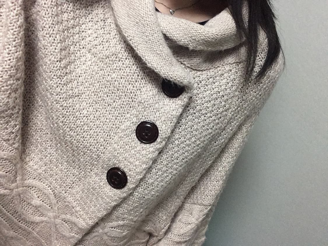 일본빈티지 사와코 베이지 케이프 모리걸 하구미 상품이미지6