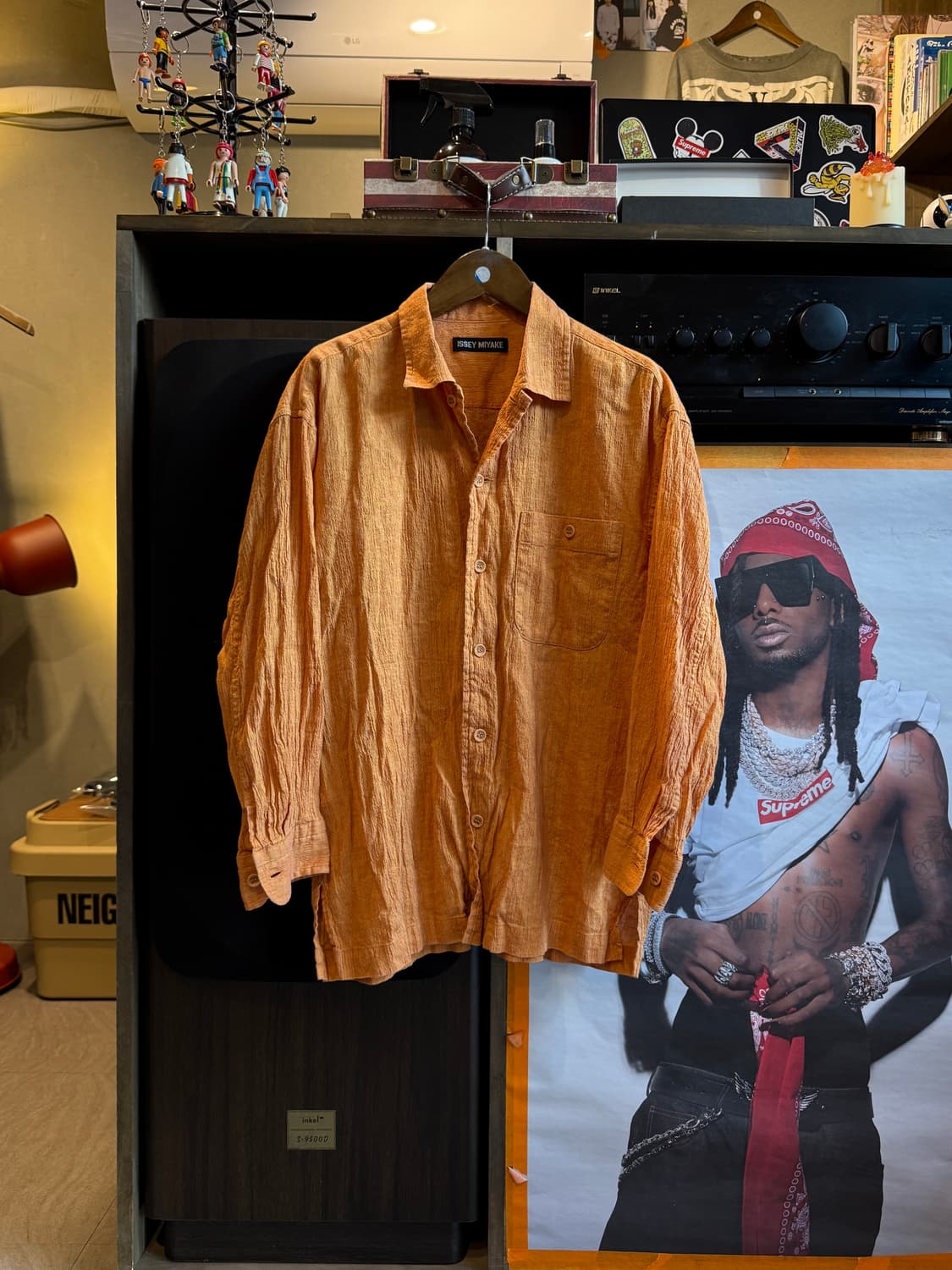 이세이미야케 크레이프 린넨셔츠 1(M) 상품이미지1