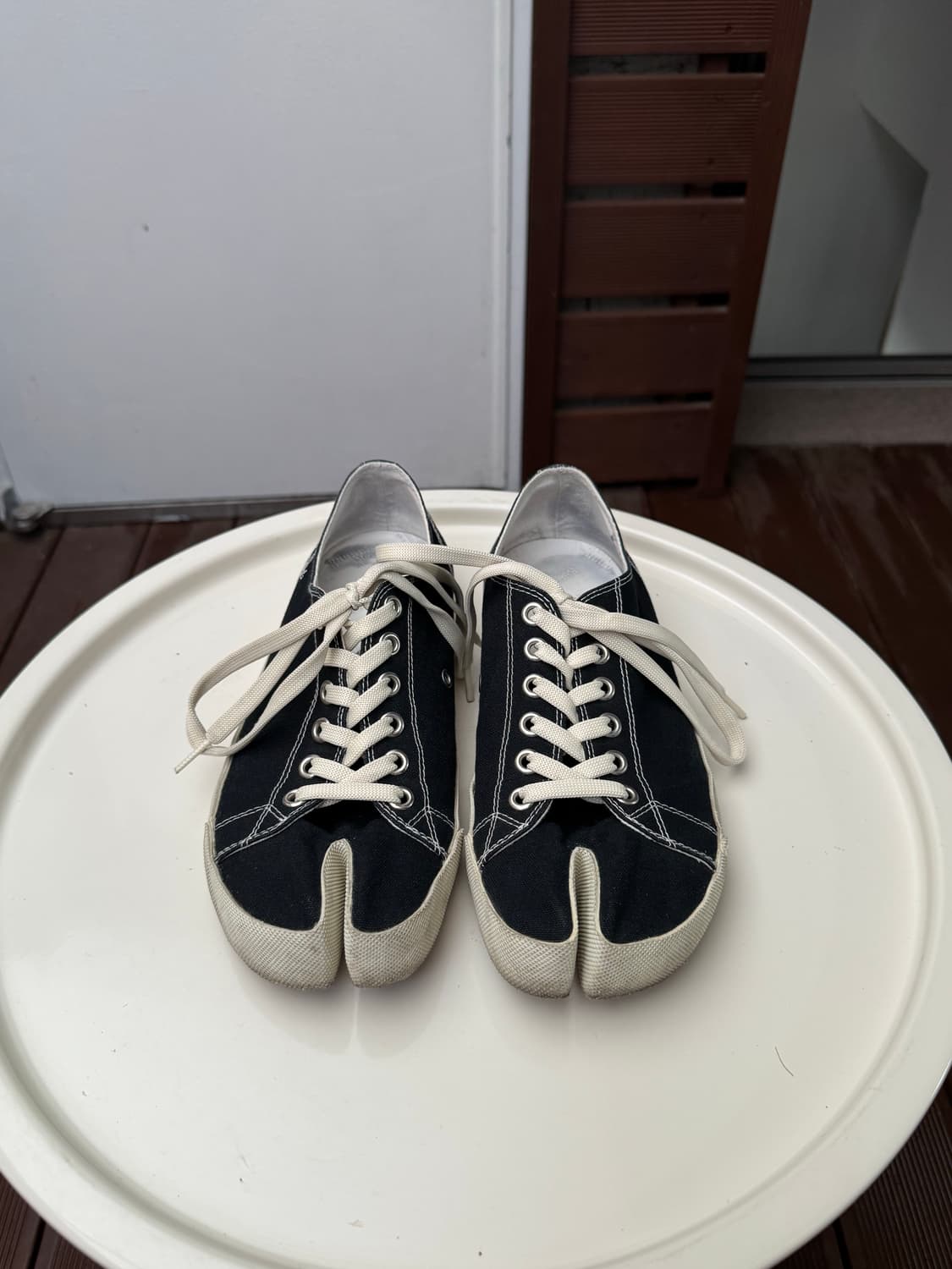 메종 마르지엘라 타비 로우 블랙 스니커즈 41.5 상품이미지2