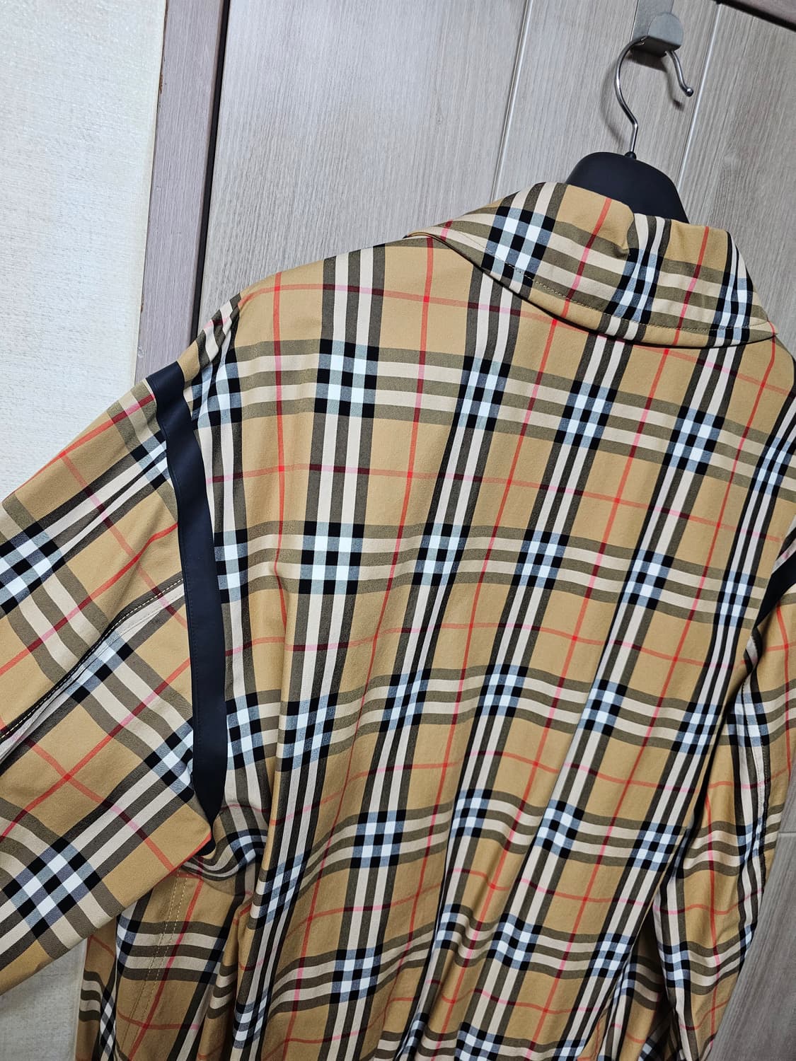 버버리 개버딘 해링턴 자켓 54사이즈 국내 110 노바 체크 상품이미지7