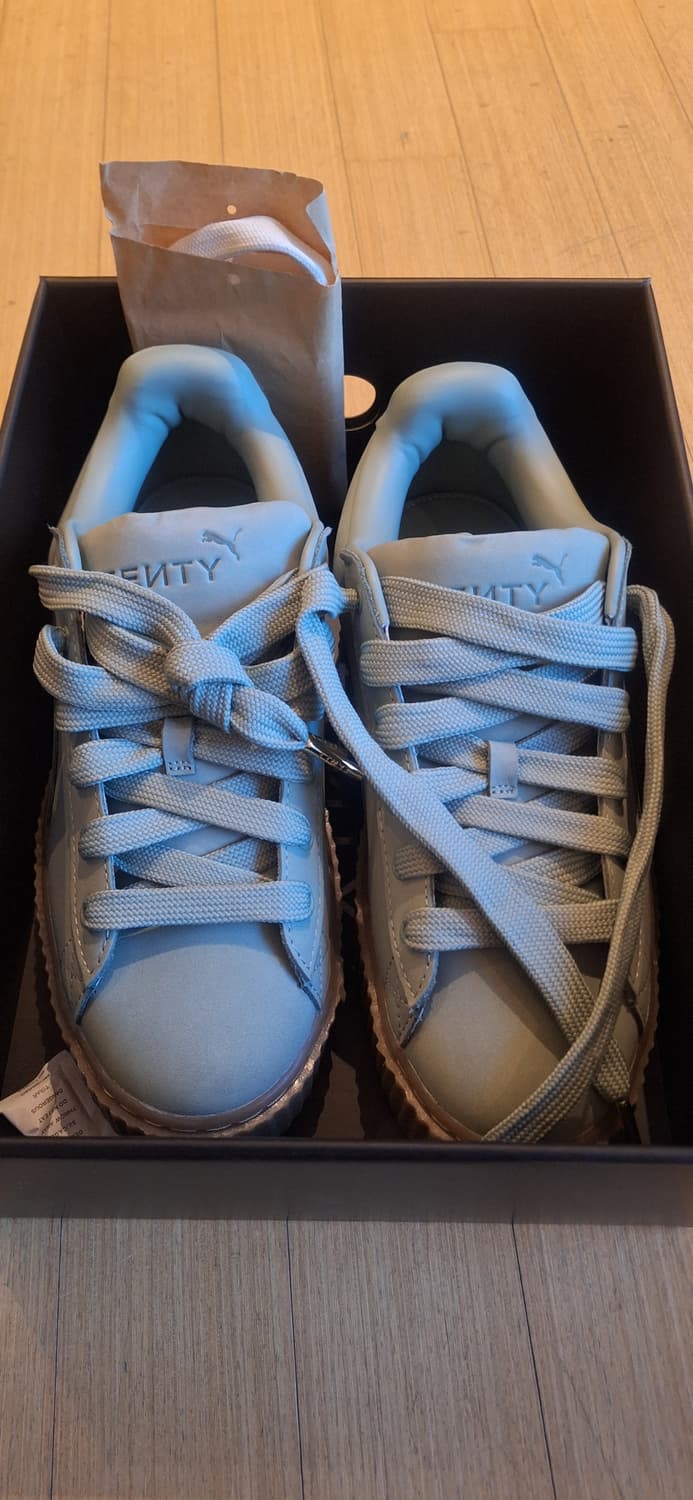 (새제품) 푸마 펜티 크리퍼(리한나 콜랩) 스니커즈 민트 260m 상품이미지4