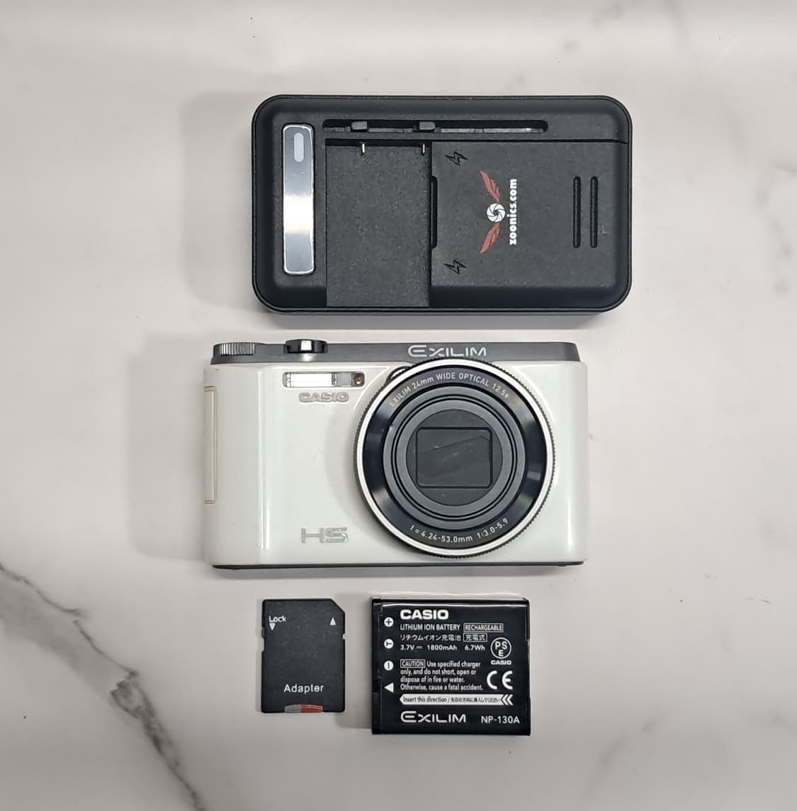 강추! 카시오 EXILIM EX-ZR1100 빈티지 화이트 카메라 상품이미지8