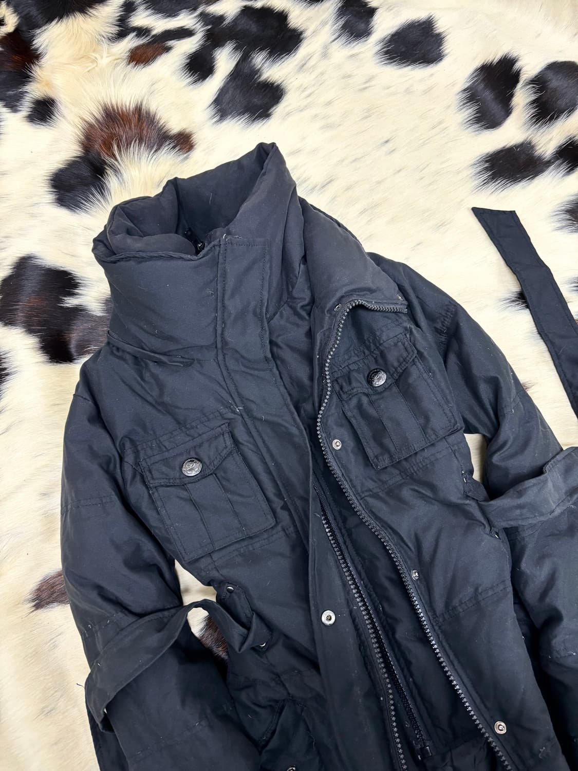 2000s Design Layered Long Padding 상품이미지4