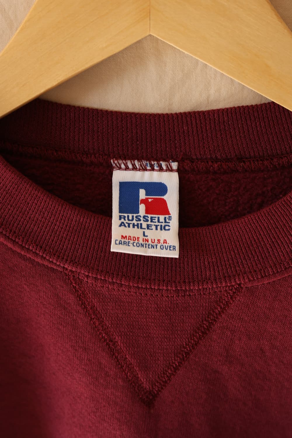 러셀 90s Made in USA 맨투맨 스웻셔츠 버건디 L

 상품이미지3