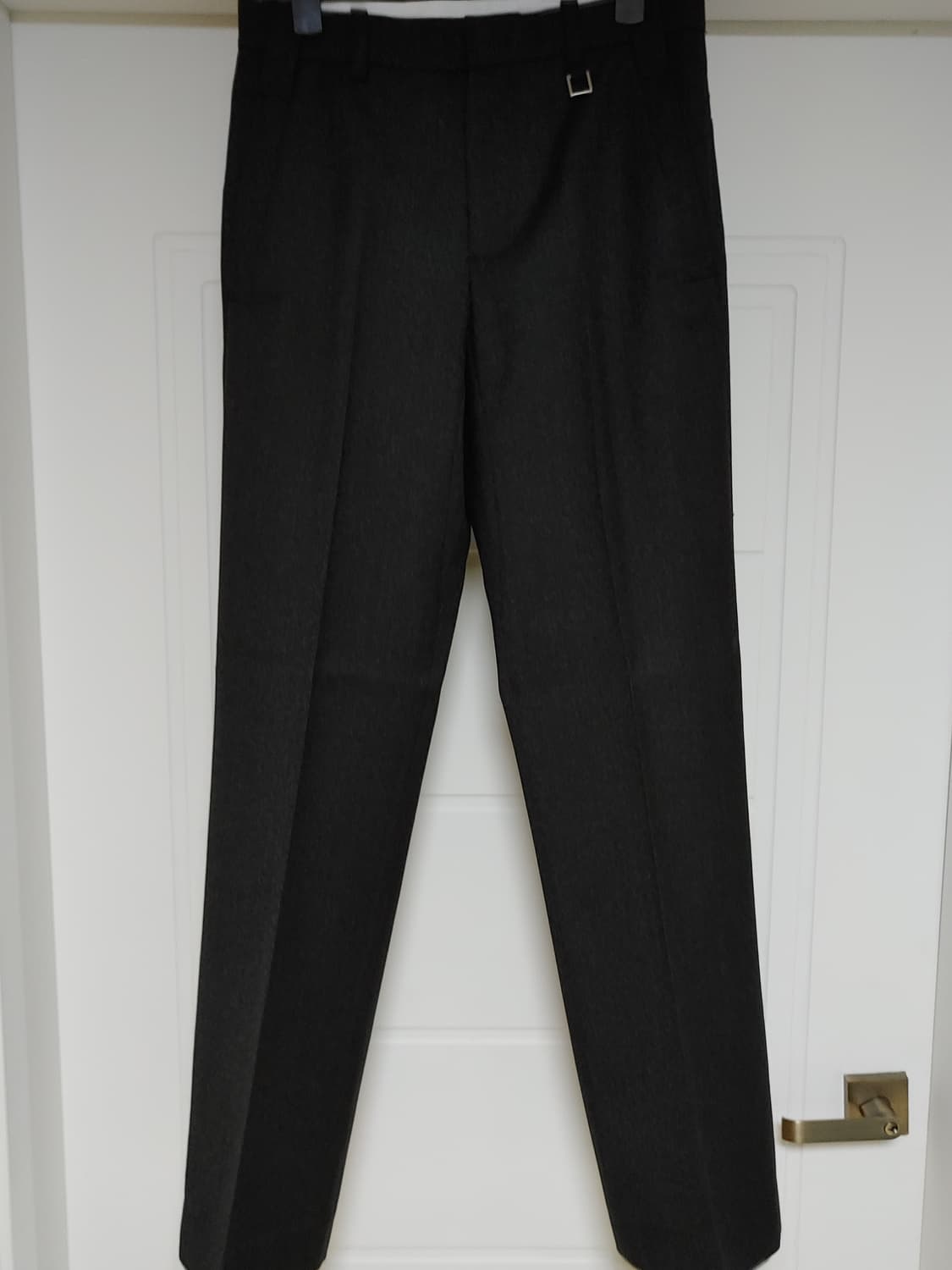 우영미 22ss 블랙 커프스 턴업 울 코트/바지 셋트 상품이미지8