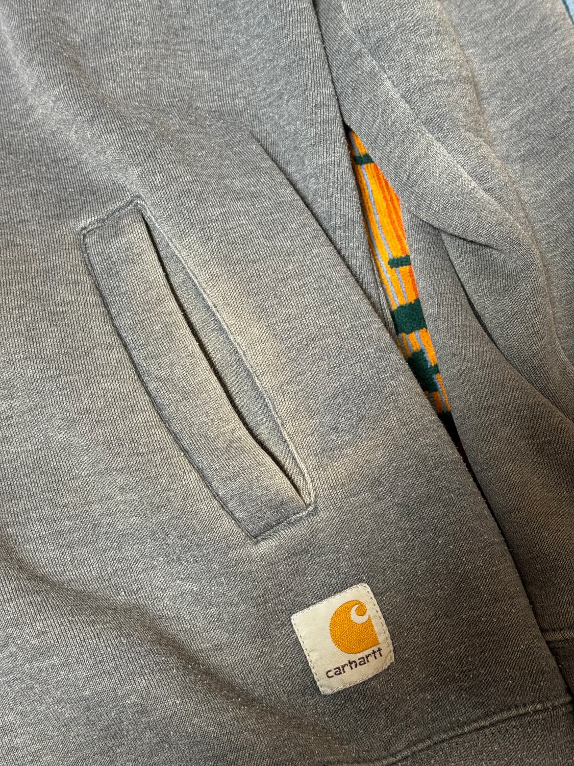 VTG Carhartt Faded  zipup sweat xxl 상품이미지4