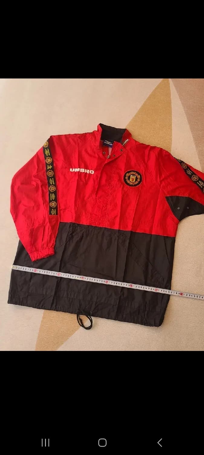 90s 맨체스터유나이티드 빈티지 바람막이 엄브로 상품이미지1