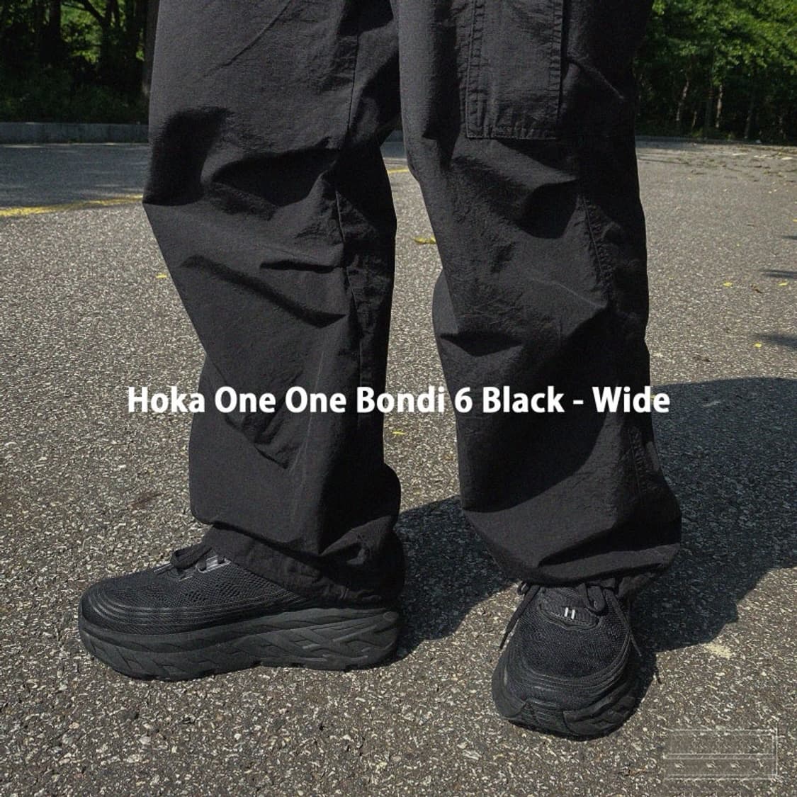 [270mm] Hoka 호카 본디6 블랙 런닝화 상품이미지9