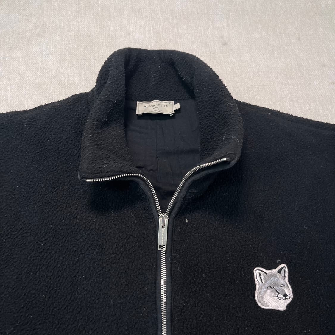100 메종키츠네 실버폭스 플리스 한정판 자켓 상품이미지2