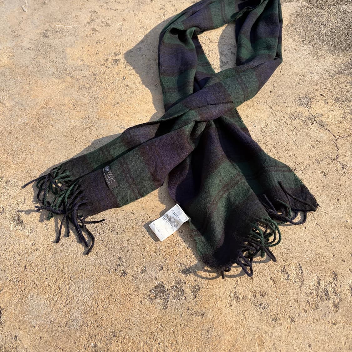 빔즈 Heart 빈티지 체크 머플러 OS 상품이미지5