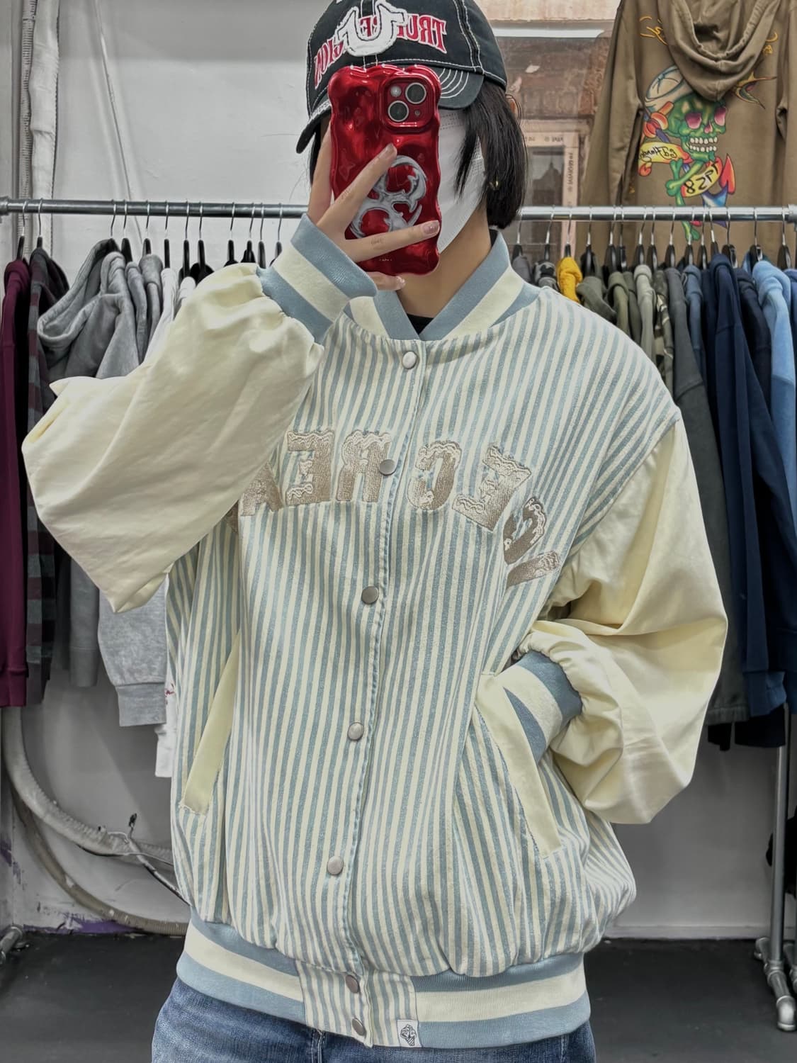 BBC 아이스크림 코튼 블루종 자켓 상품이미지1