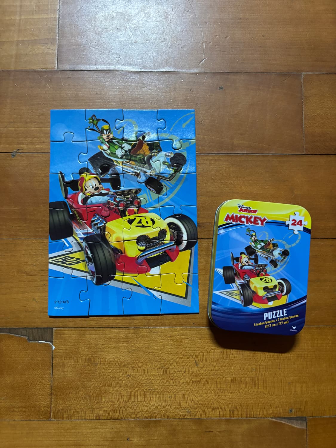 디즈니 미키마우스 레이싱 퍼즐 인테리어 소품 상품이미지1