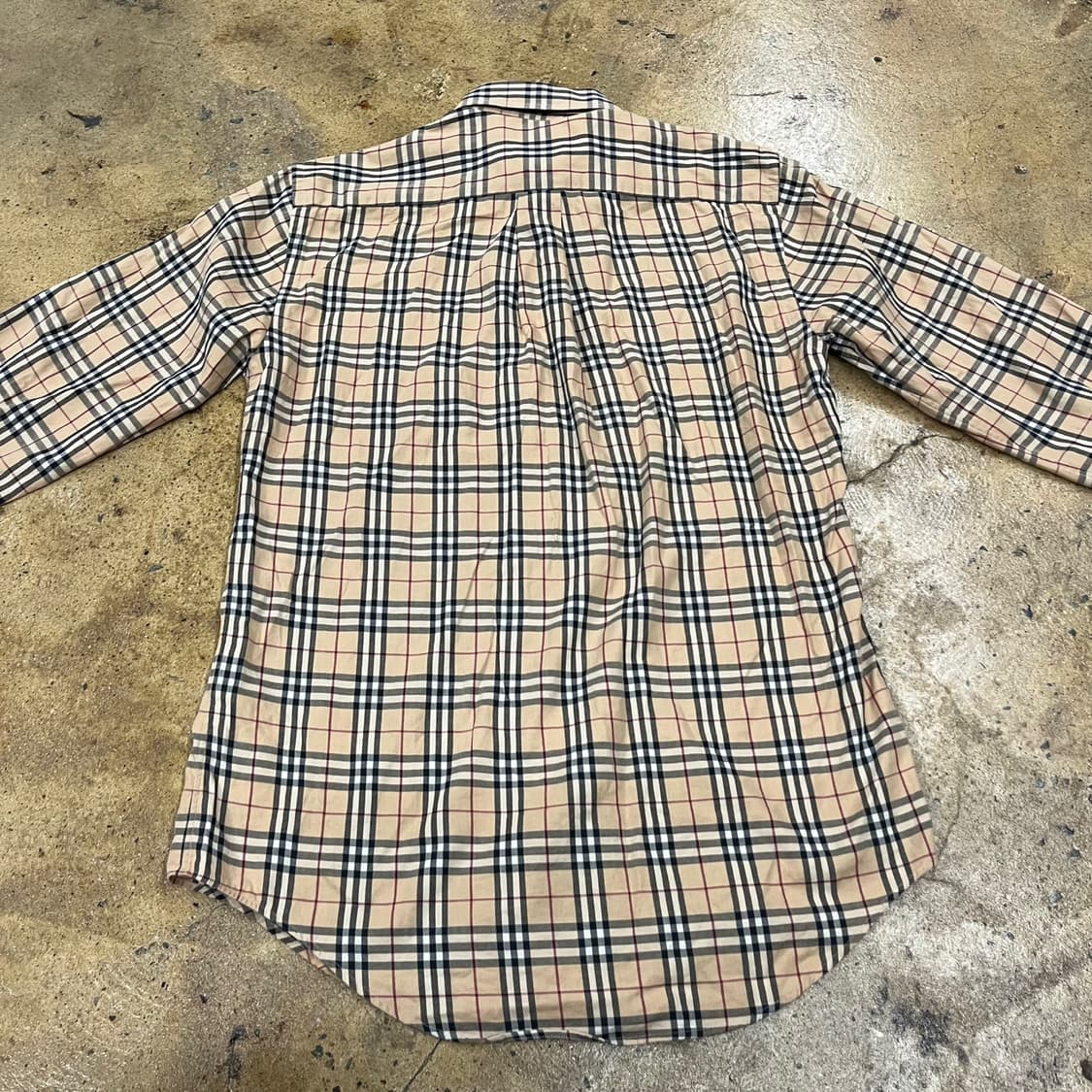 [정품/S] 버버리 노바 체크 셔츠 b16 상품이미지4