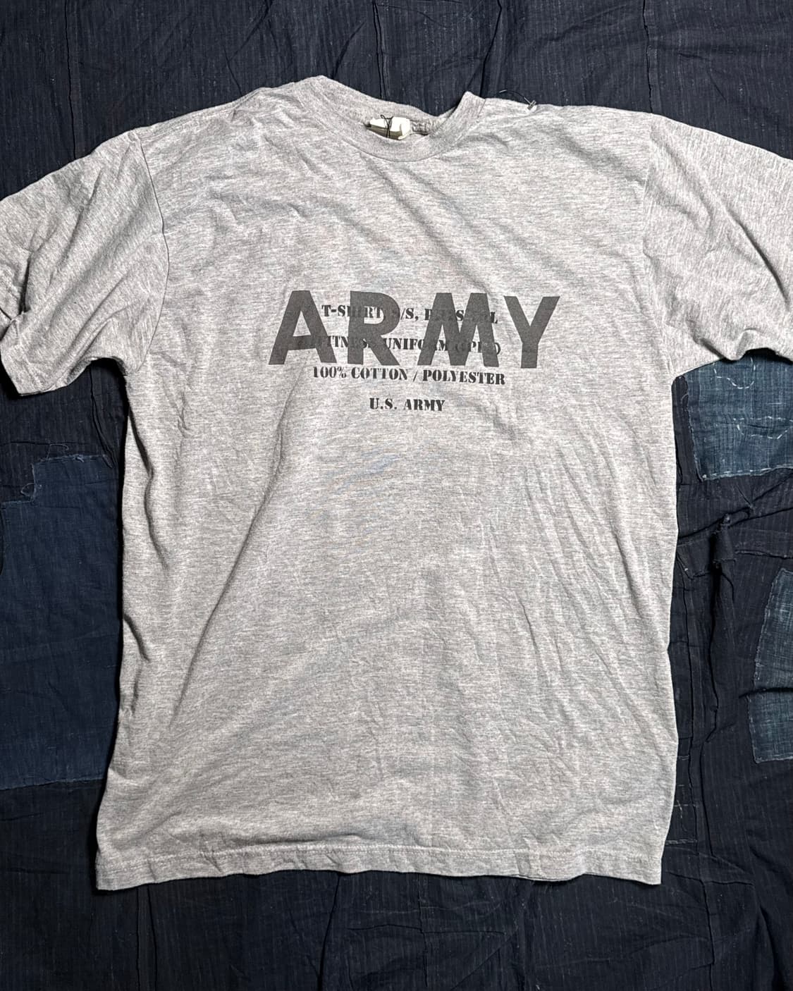 00's U.S Army 'Spec.' 스텐실 IPFU 티셔츠 L 상품이미지1