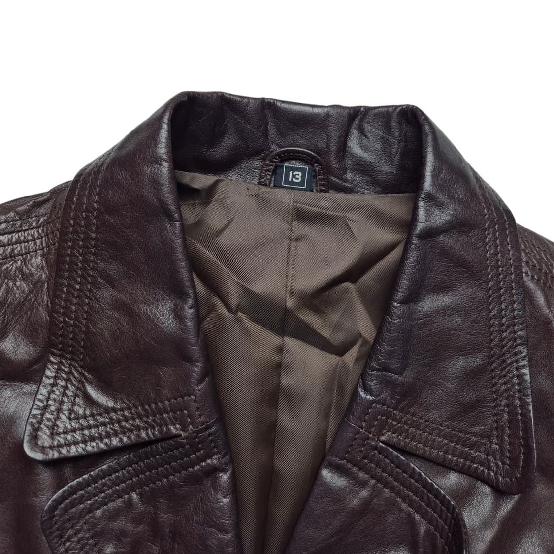 [OS] JPN VTG 소가죽 벨티드 코트 상품이미지6