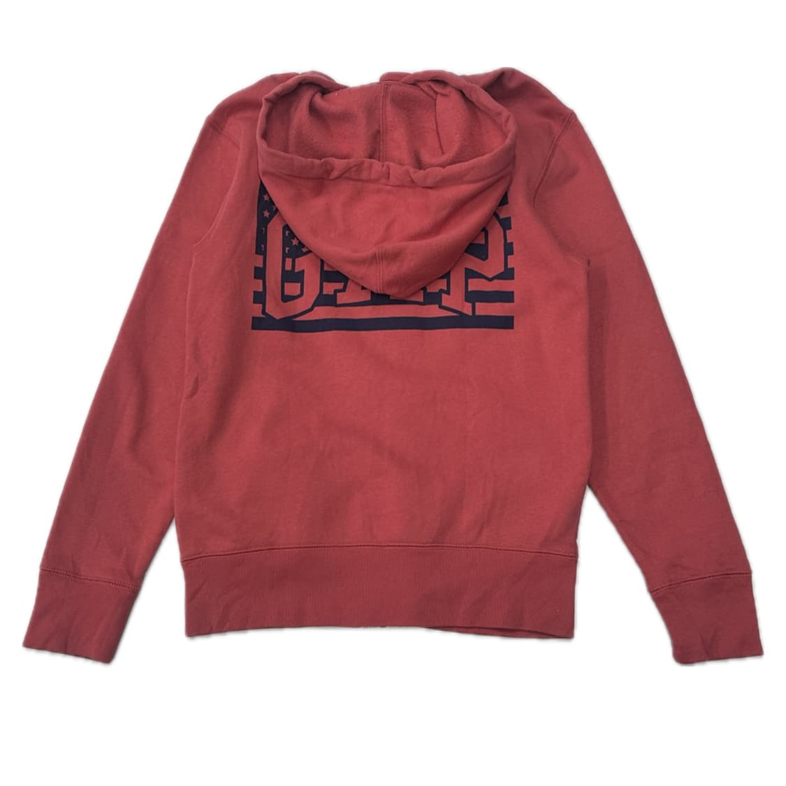 재팬 Gap 레드 기모 U.S.A 후드집업  빈티지 데코라 괴짜  상품이미지3