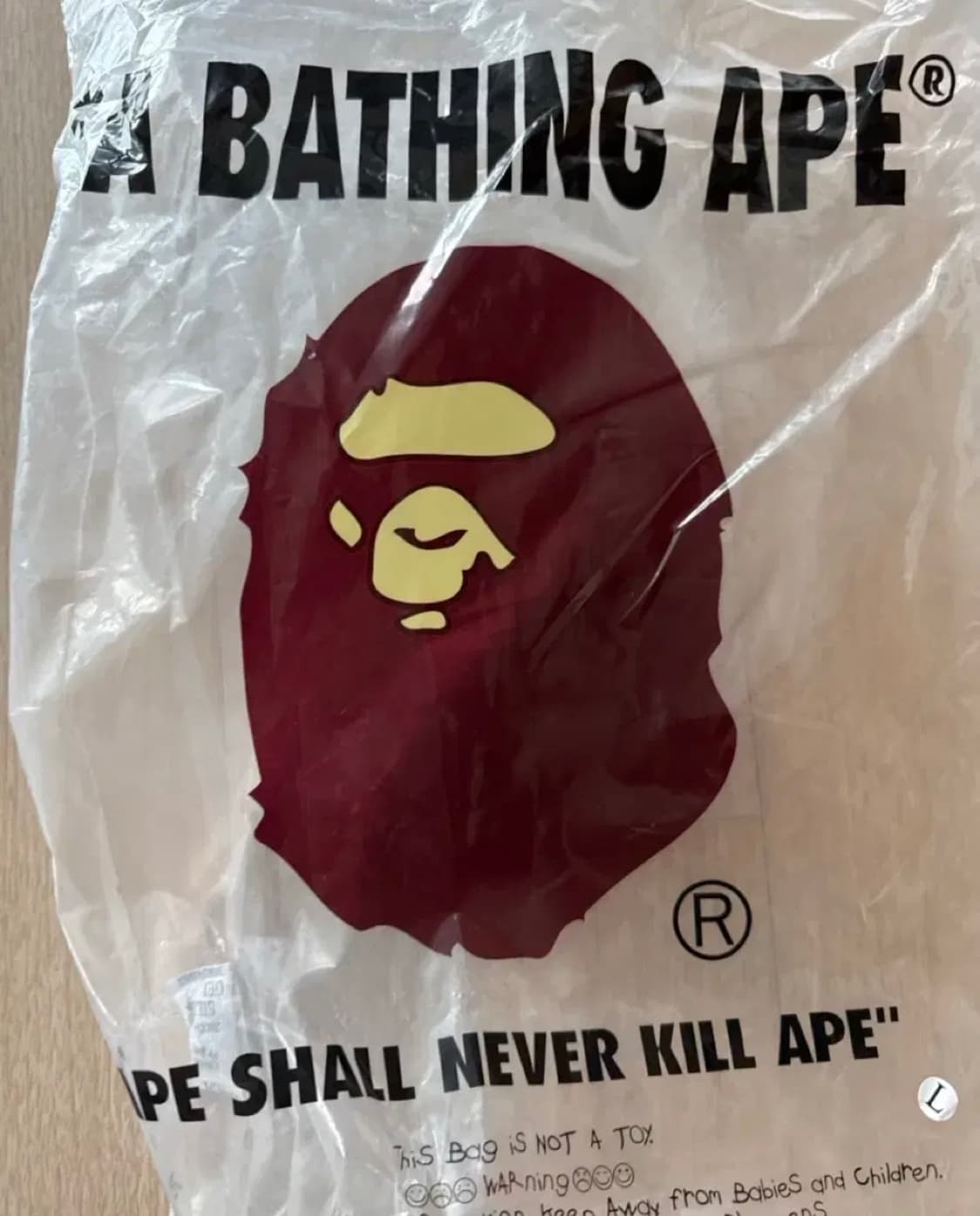 정품 새재품) BAPE 베이프 샤크 후드 블랙 카모 L 상품이미지3
