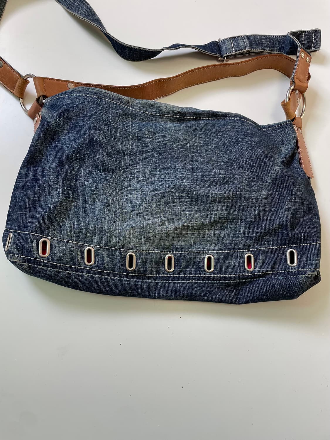 90s 비비안웨스트우드 데님 크로스백 상품이미지3