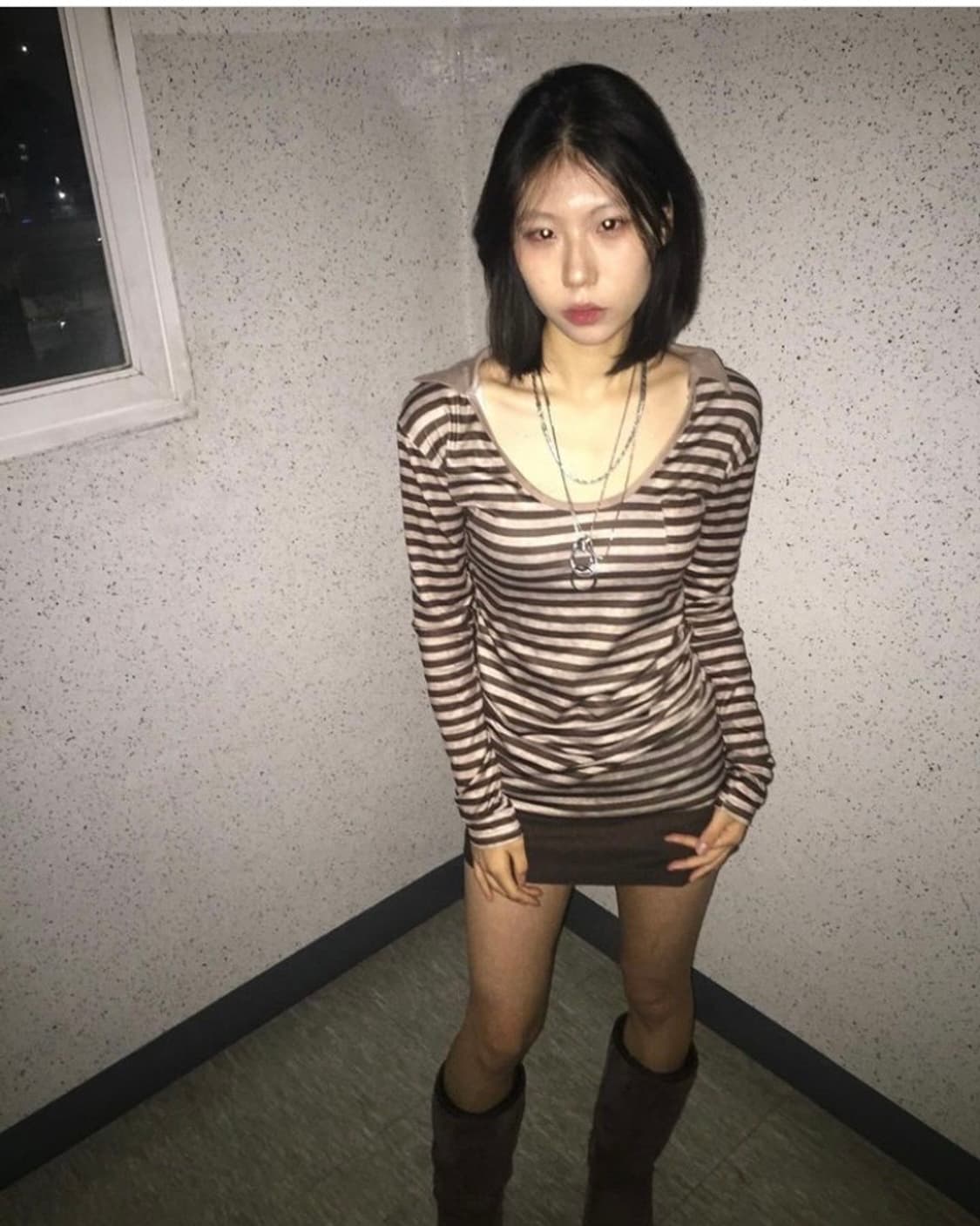 빈티지 y2k 스트라이프 티셔츠 상품이미지5