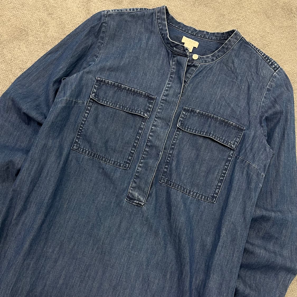 XS 제이크루 데님 셔츠 원피스 상품이미지2