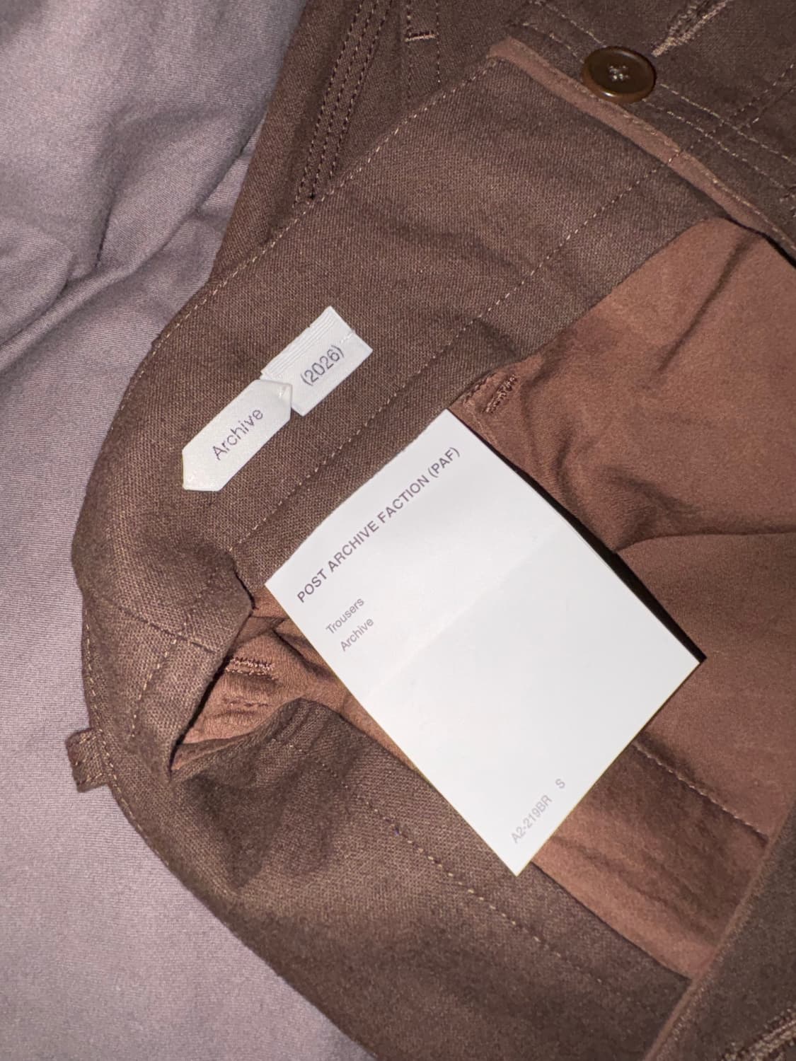 포스트아카이브팩션 트라우저 S 상품이미지6