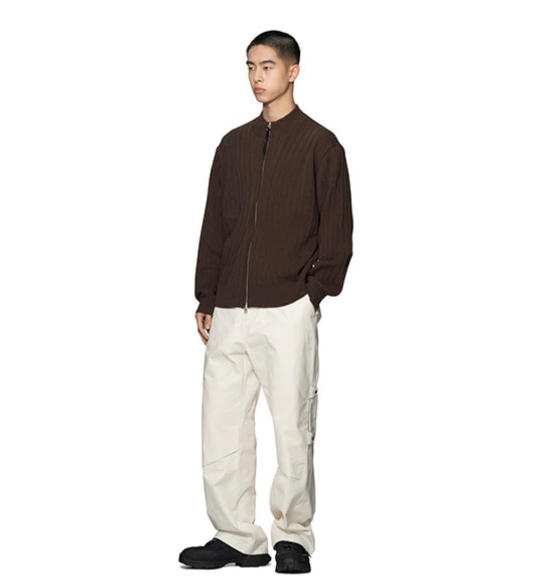 [L]프리커 더블니 카펜터 팬츠 화이트 freker 상품이미지2