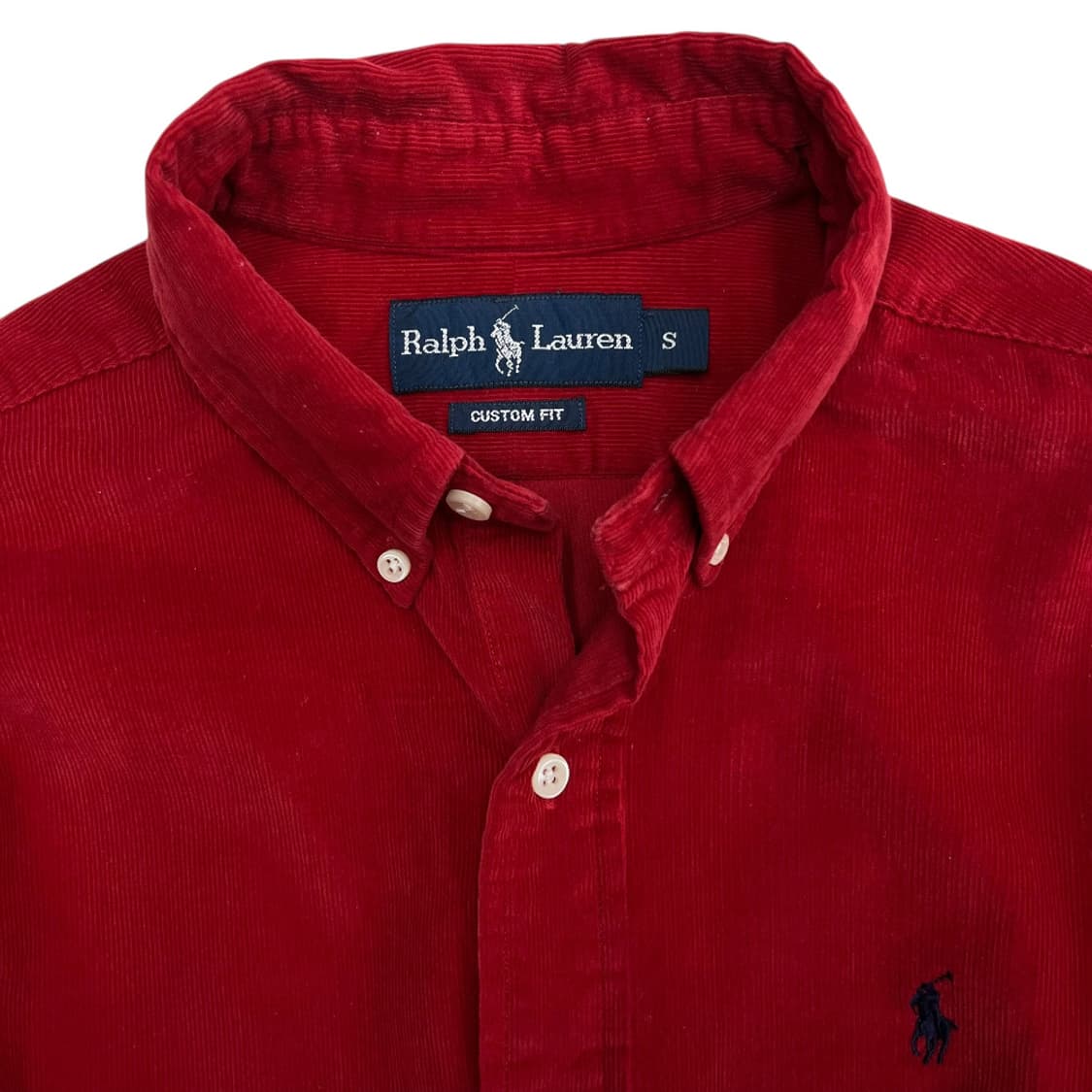 폴로 랄프로렌 네이비포니 레드 코듀로이 셔츠 상품이미지5
