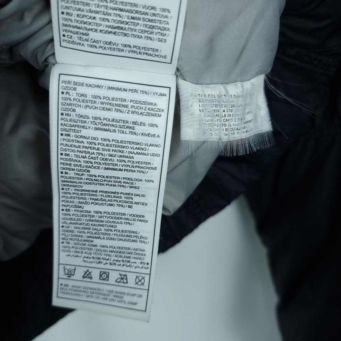 [나이키] 후드 봄버 패딩 자켓 블랙 M16369 상품이미지7