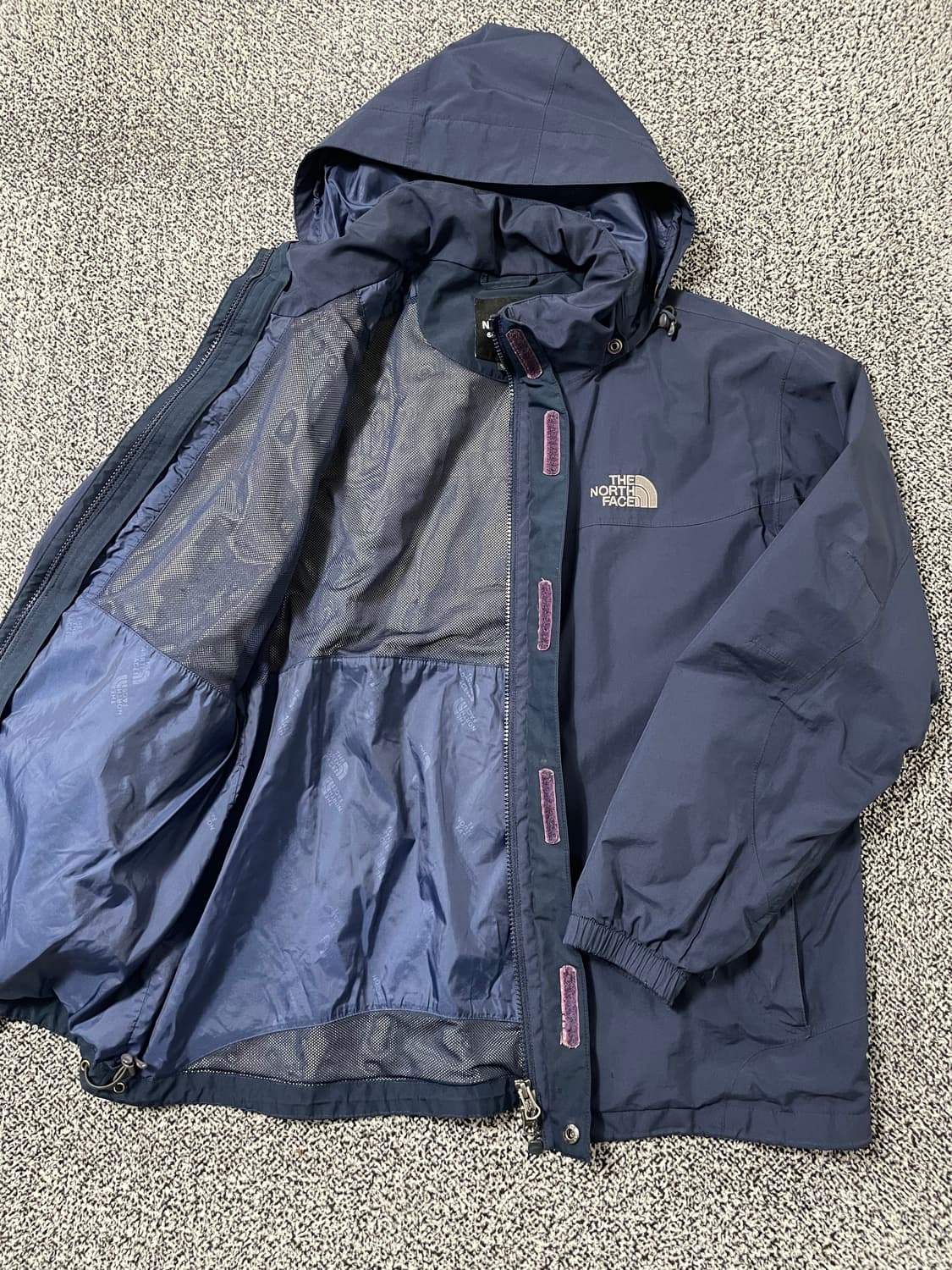 빈티지9. 노스페이스 하이벤트 네이비 바람막이 윈드브레이커 점퍼 자켓 상품이미지3